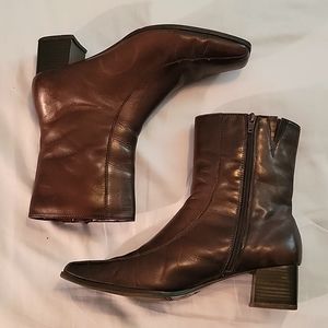 Pesaro Leather Ankle Boots 10M